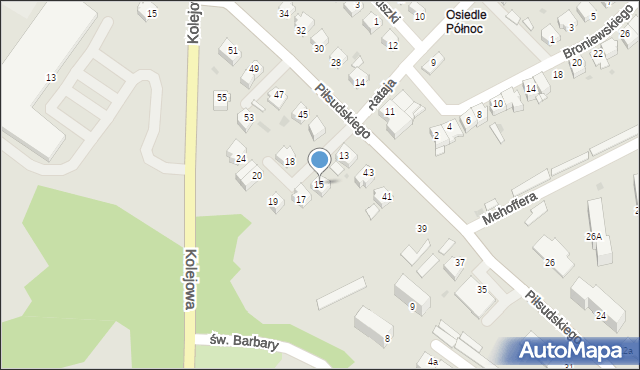 Ropczyce, Rataja Macieja, 15, mapa Ropczyce