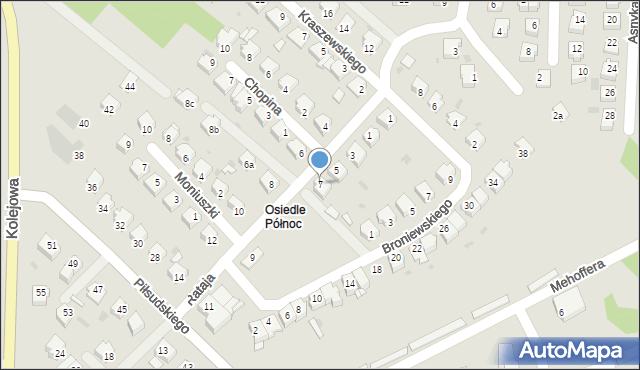 Ropczyce, Rataja Macieja, 7, mapa Ropczyce