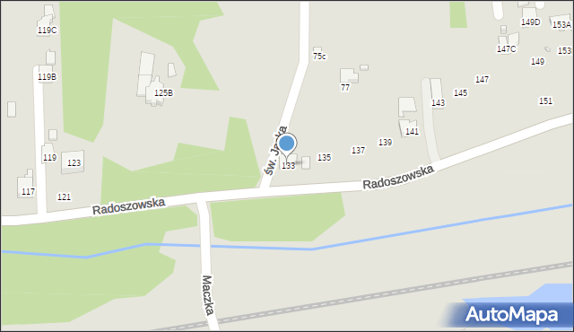 Rydułtowy, Radoszowska, 133, mapa Rydułtowy
