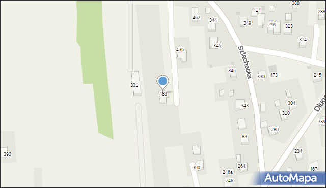 Rzozów, Rajska, 10, mapa Rzozów