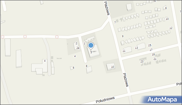 Sarbinowo, Ratowników, 3, mapa Sarbinowo