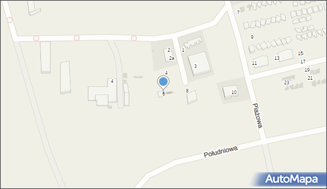 Sarbinowo, Ratowników, 6, mapa Sarbinowo