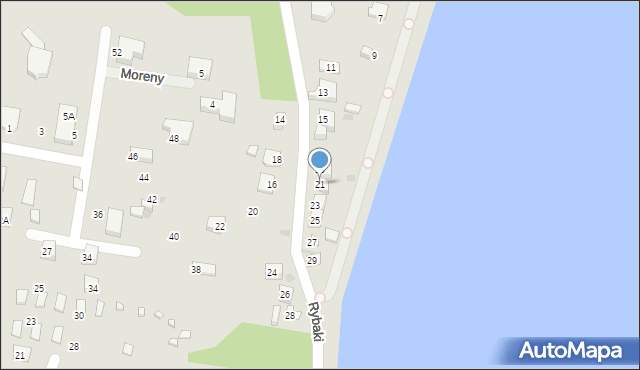 Serock, Radzymińska, 21, mapa Serock