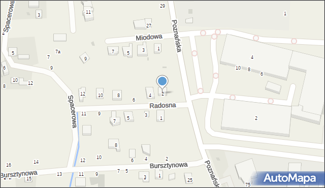 Siemianice, Radosna, 2, mapa Siemianice