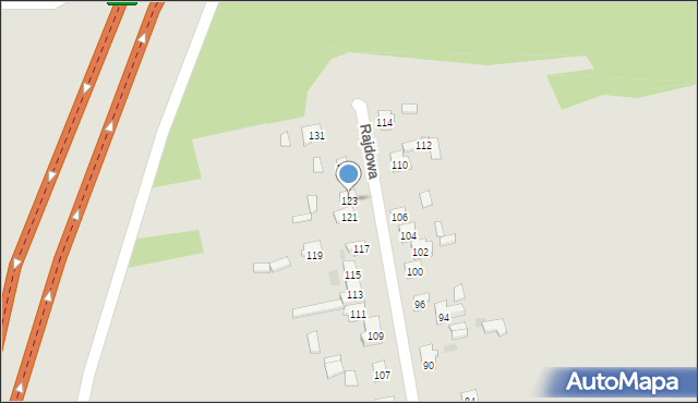 Skarżysko-Kamienna, Rajdowa, 123, mapa Skarżysko-Kamienna