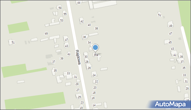 Skarżysko-Kamienna, Rajdowa, 30a, mapa Skarżysko-Kamienna