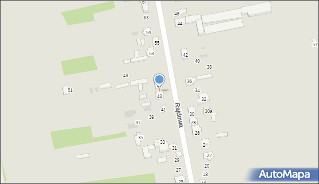 Skarżysko-Kamienna, Rajdowa, 45, mapa Skarżysko-Kamienna