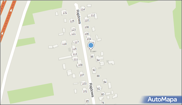 Skarżysko-Kamienna, Rajdowa, 98, mapa Skarżysko-Kamienna