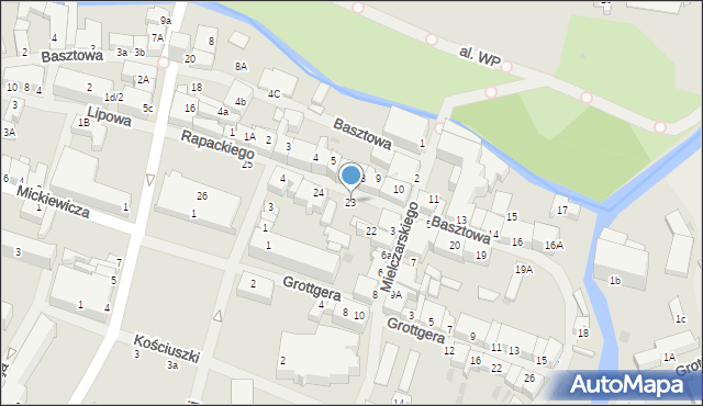 Sławno, Rapackiego Mariana, 23, mapa Sławno