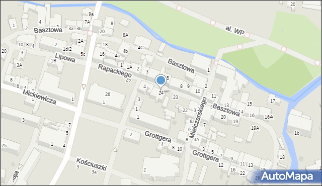 Sławno, Rapackiego Mariana, 24, mapa Sławno