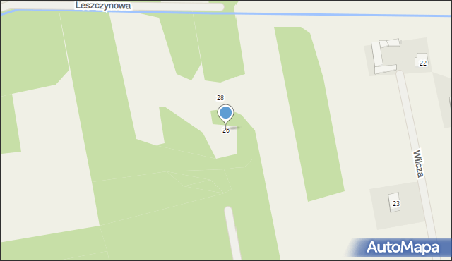 Ślubów, Radosna, 26, mapa Ślubów