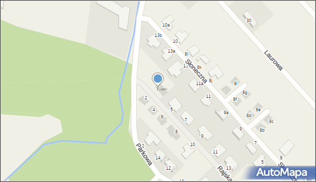 Smolec, Rajska, 3, mapa Smolec