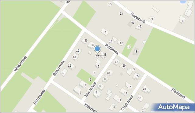 Sochaczew, Radiowa, 35, mapa Sochaczew
