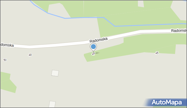 Solec nad Wisłą, Radomska, 47, mapa Solec nad Wisłą