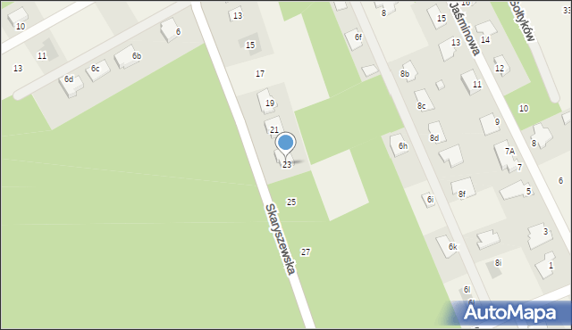 Sołtyków, Radomska, 23, mapa Sołtyków