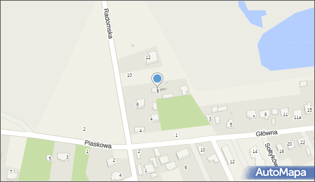 Sołtyków, Radomska, 8, mapa Sołtyków