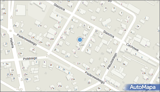 Środa Wielkopolska, Ratajskiego Cyryla, 8, mapa Środa Wielkopolska