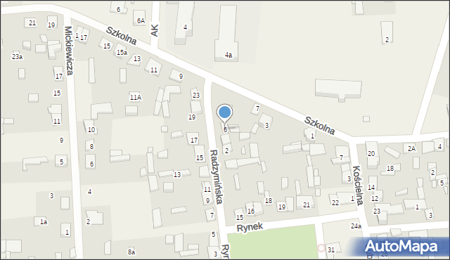 Stanisławów, Radzymińska, 6, mapa Stanisławów