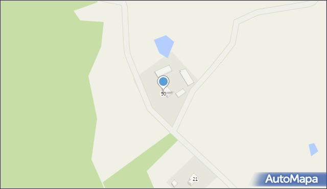 Staniszewo, Rajska, 50, mapa Staniszewo