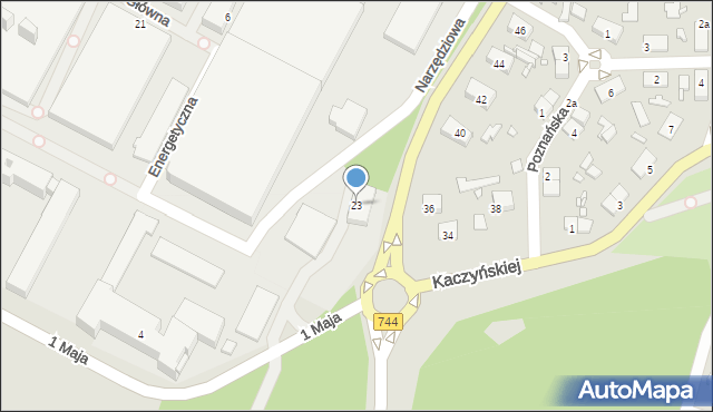 Starachowice, Radomska, 23, mapa Starachowic