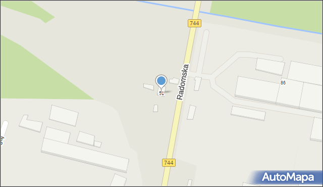 Starachowice, Radomska, 51, mapa Starachowic