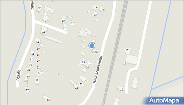 Starachowice, Radoszewskiego Józefa, 12, mapa Starachowic