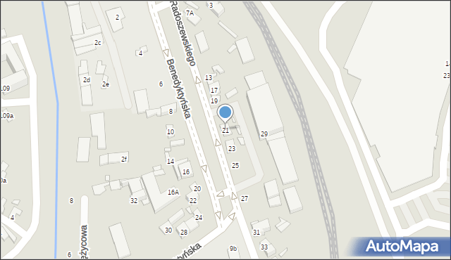 Starachowice, Radoszewskiego Józefa, 21, mapa Starachowic