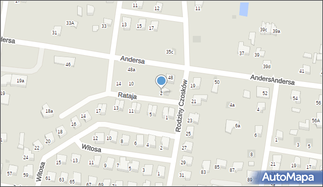 Starogard Gdański, Rataja Macieja, 2, mapa Starogard Gdański