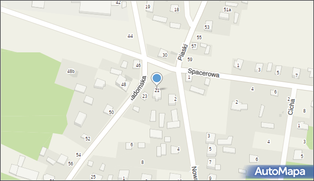 Stromiec, Radomska, 21, mapa Stromiec