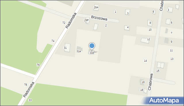 Stromiec, Radomska, 31b, mapa Stromiec