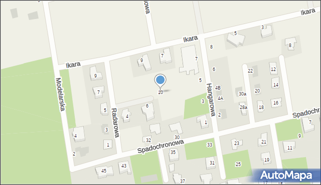 Strzyżewice, Radarowa, 10, mapa Strzyżewice