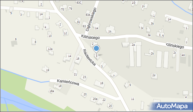 Sułkowice, Racławicka, 1, mapa Sułkowice