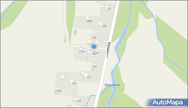 Sułkowice, Racławicka, 231, mapa Sułkowice