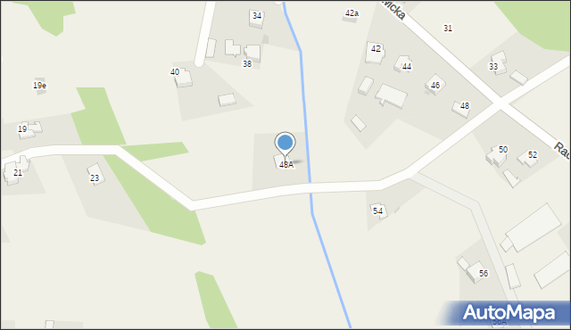 Sułkowice, Racławicka, 48A, mapa Sułkowice