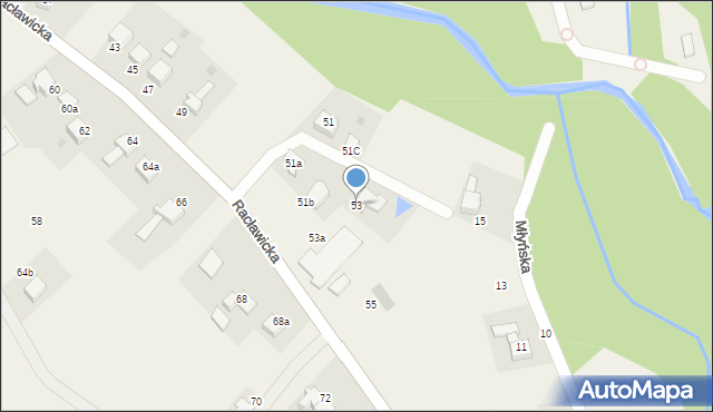 Sułkowice, Racławicka, 53, mapa Sułkowice