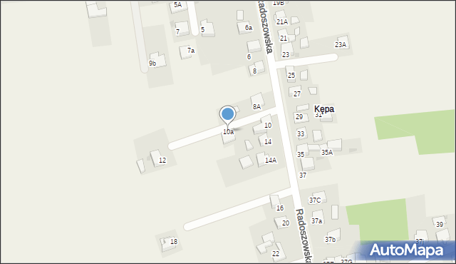 Szczerbice, Radoszowska, 10a, mapa Szczerbice