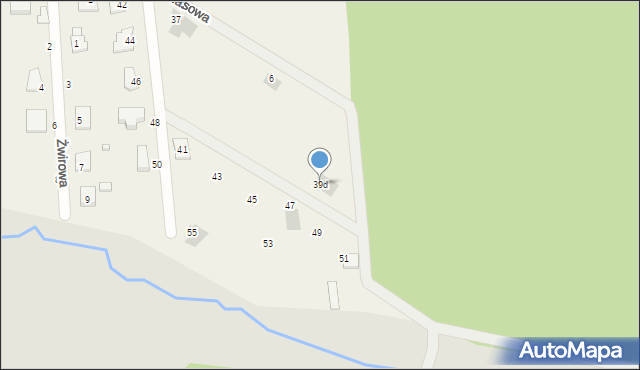 Szewce, Rajska, 39d, mapa Szewce