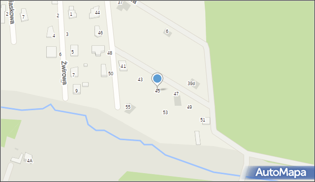 Szewce, Rajska, 45, mapa Szewce