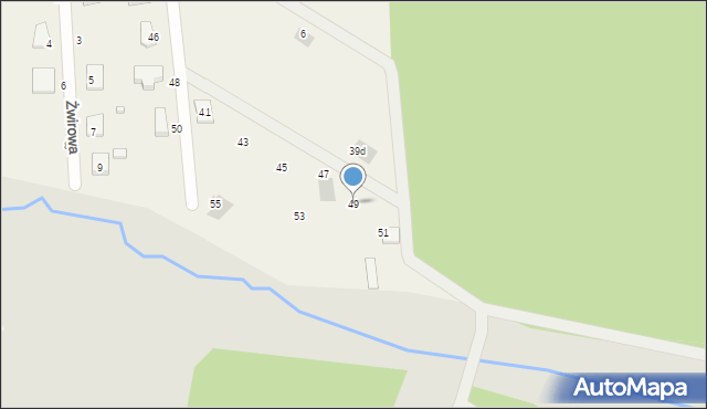 Szewce, Rajska, 49, mapa Szewce