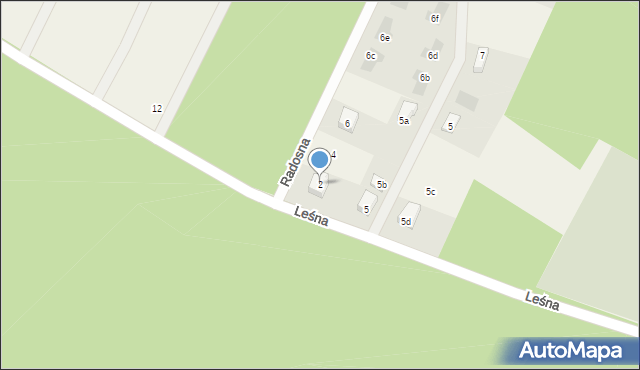 Szpetal Górny, Radosna, 2, mapa Szpetal Górny