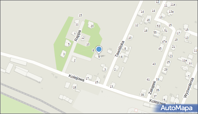 Tarnowskie Góry, Rappa Jakuba, 6, mapa Tarnowskie Góry