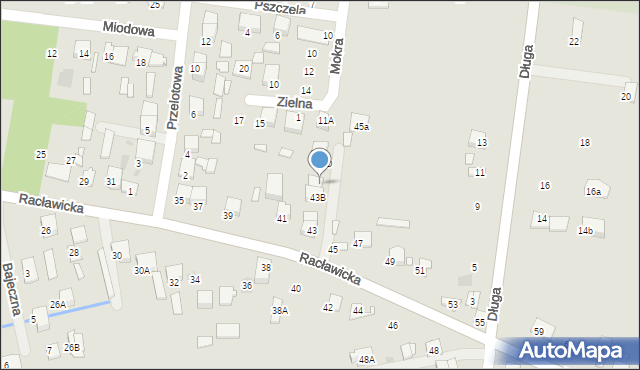 Tłuszcz, Racławicka, 43C, mapa Tłuszcz