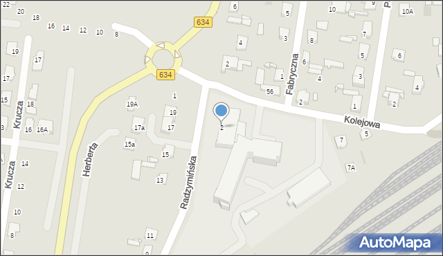 Tłuszcz, Radzymińska, 2, mapa Tłuszcz