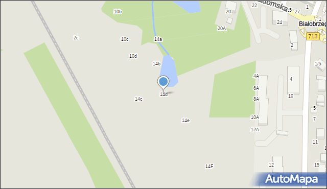 Tomaszów Mazowiecki, Radomska, 14d, mapa Tomaszów Mazowiecki