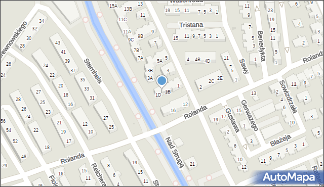 Warszawa, Rajmunda, 1C, mapa Warszawy