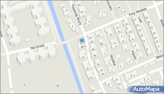 Warszawa, Rajmunda, 45, mapa Warszawy