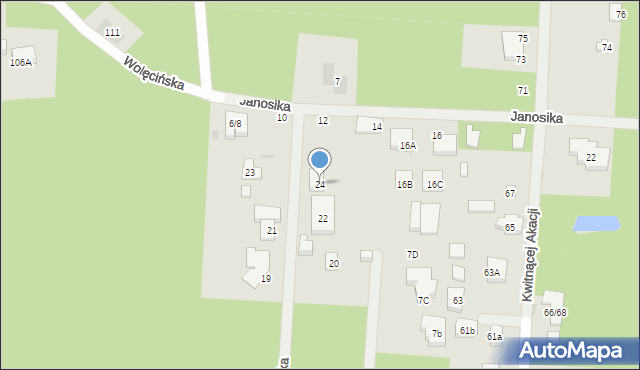 Warszawa, Rawicka, 24, mapa Warszawy