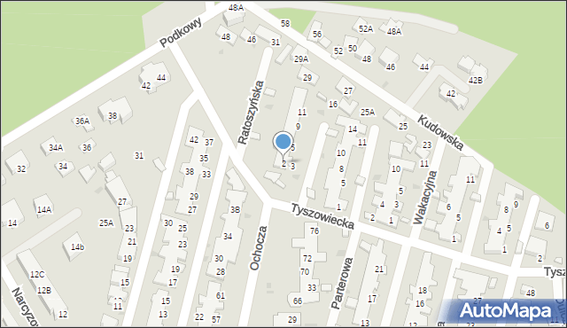 Warszawa, Ratoszyńska, 2, mapa Warszawy