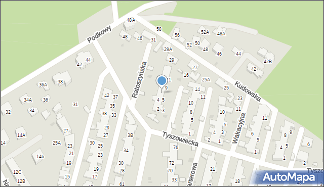 Warszawa, Ratoszyńska, 6, mapa Warszawy