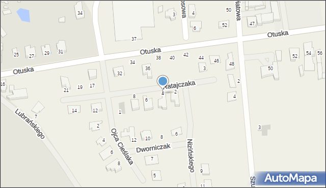 Wielka Wieś, Ratajczaka Teofila, ks. inf., 4, mapa Wielka Wieś